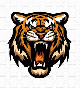 Brüllender Tiger